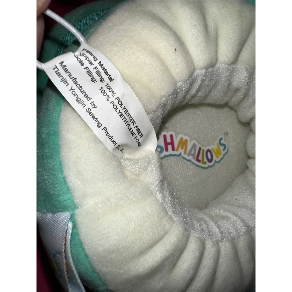 NWT Squishmallow Size 11/12 Green‎ Blue Koala Kids Slippers Fun Plush Kevin A16